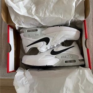Nike Air Max White and Gray Sneakers